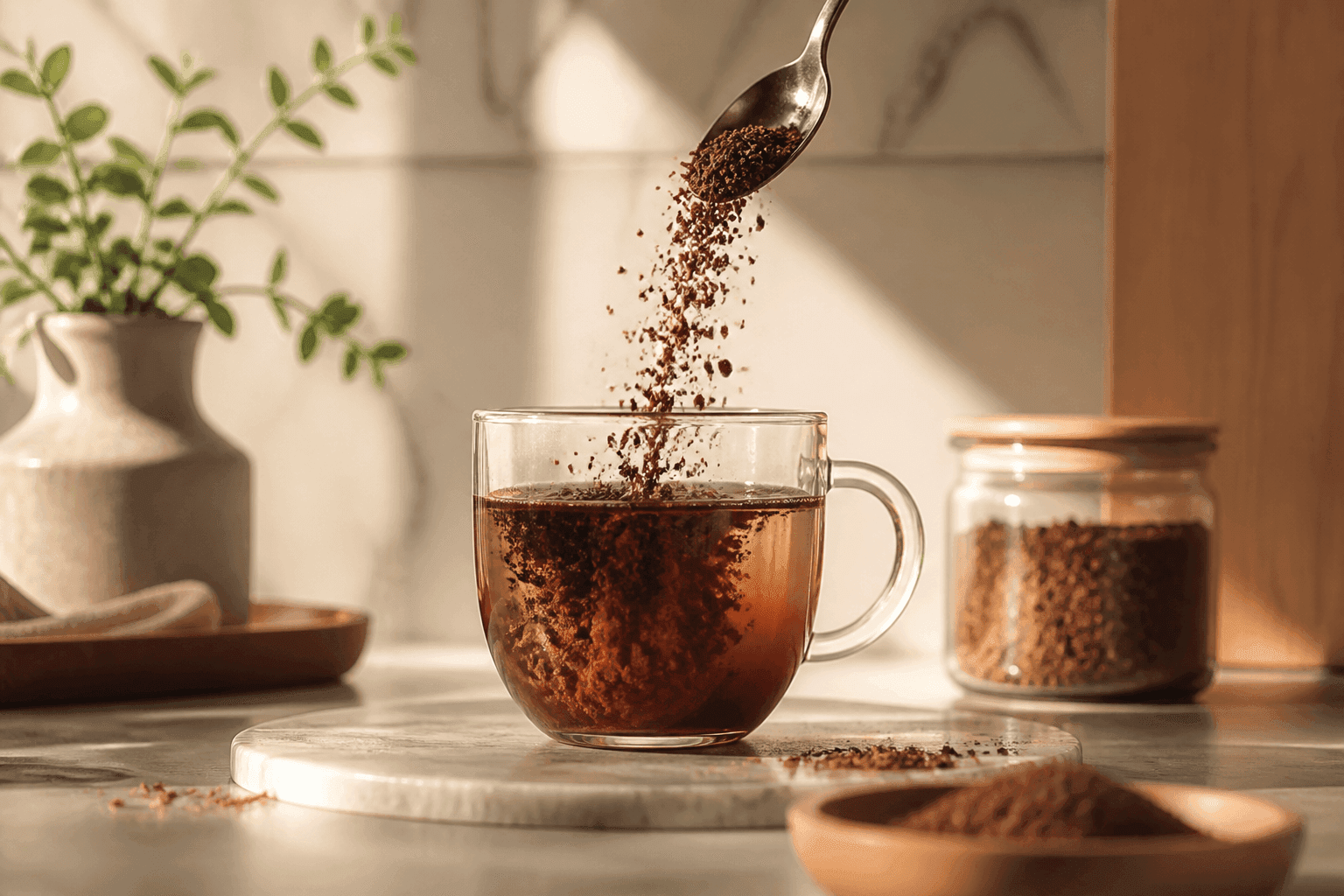 قهوه فوری تخصصی: راهنمای فنجان سریع با کیفیت