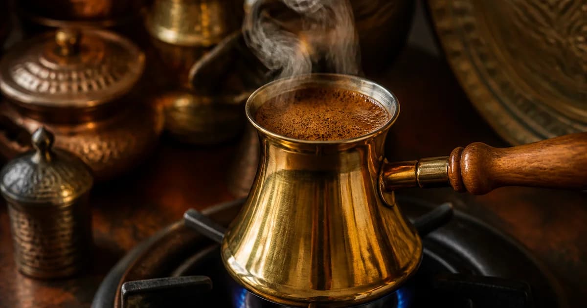جزوه برنجی برای قهوه ترک خانگی؛ راهنمای خرید و دم